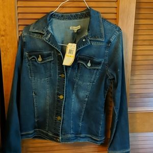 Democracy Women’s Jean Jacket NWT Size M